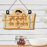 Wall or Door hanging with Mummy Ka Dhaba Print- Kitchen Gifts for Mom